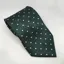Equetech Showing Tie Polka Dot Adult Green/White